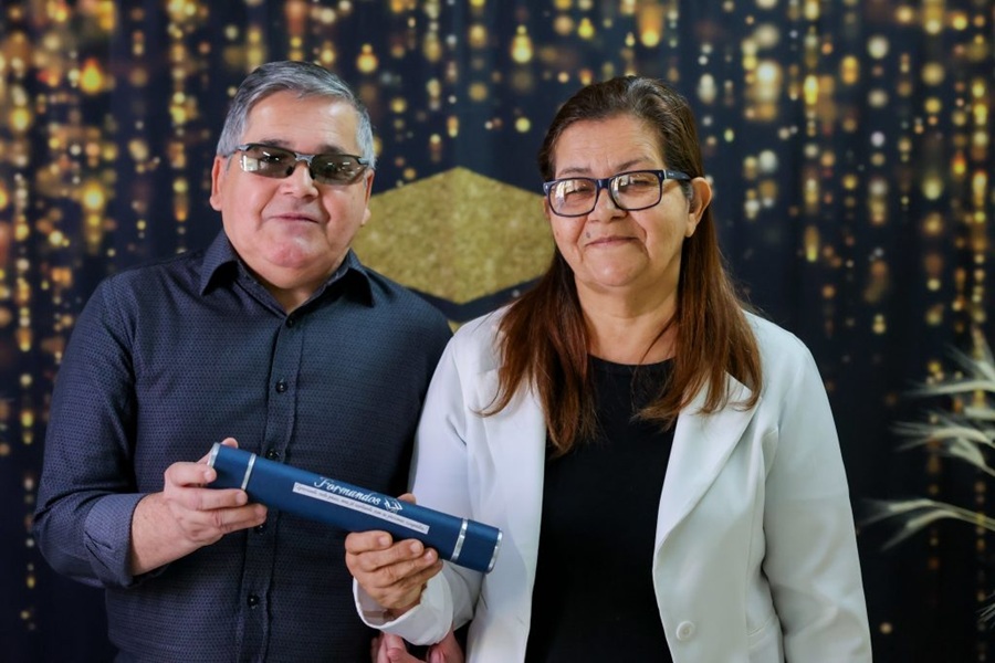 A união do casal de volta aos estudos e o sonho de ser professor