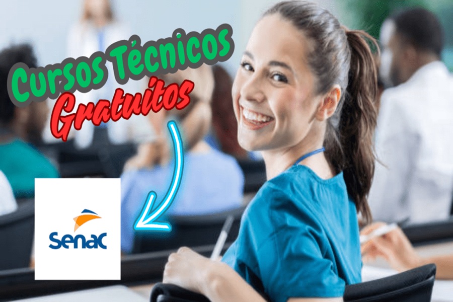 Senac- cursos gratuitos de formação profissional