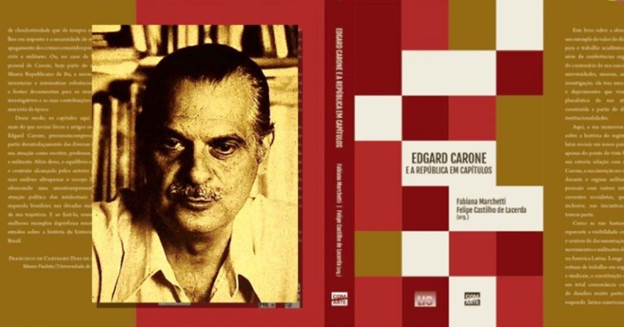 O novo livro sobre Edgard Carone. Foto: Divulgação/Museu Republicano de Itu