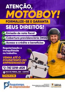 Prefeitura de Sorocaba orienta motoboys sobre formalização de MEI