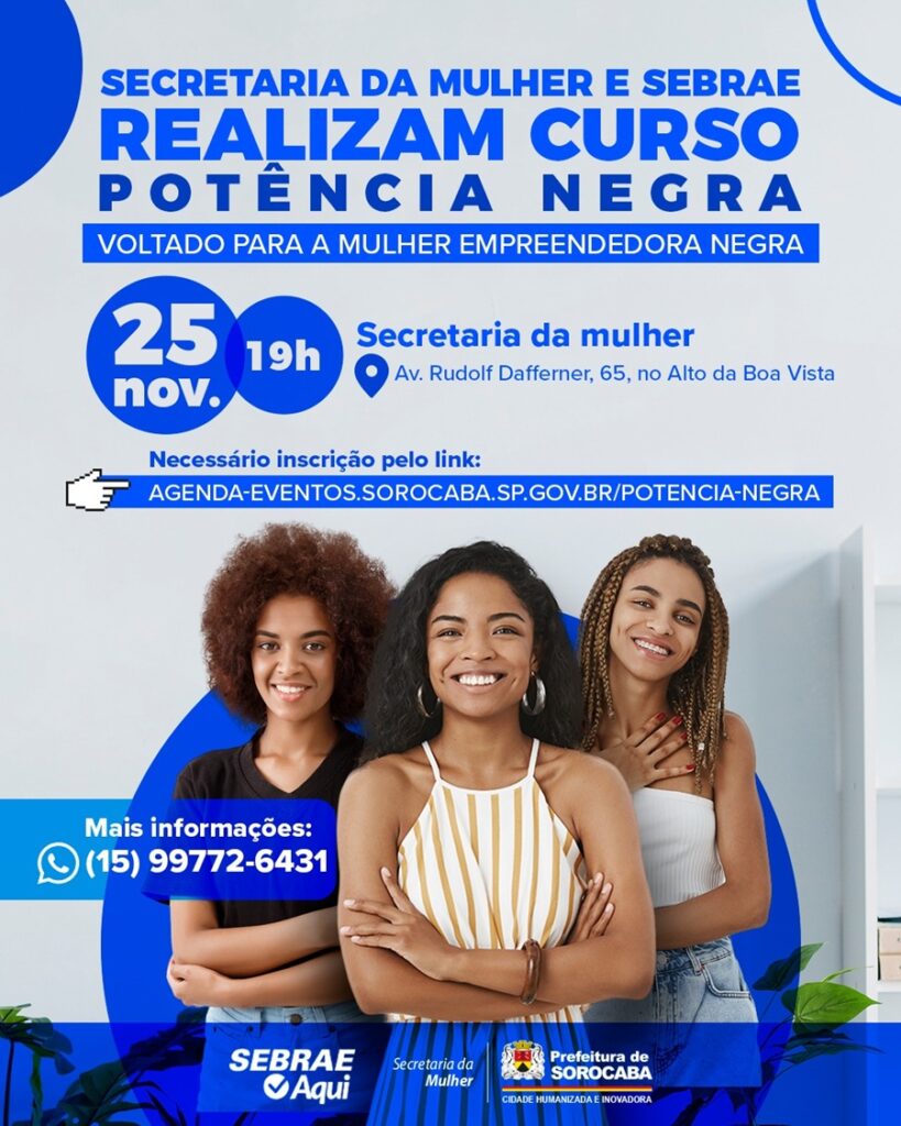 Curso “Potência Negra” valoriza o empreendedorismo feminino negro