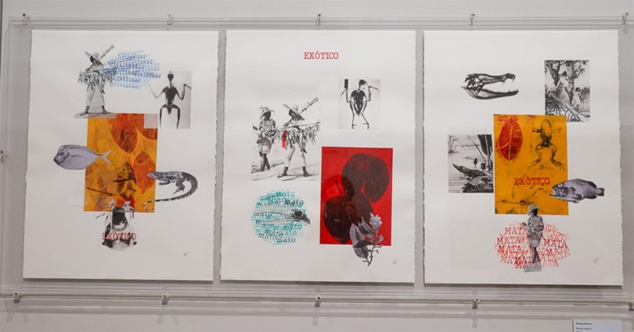 Releitura de Rosana Paulino – Foto: Cecília Bastos/USP Imagens