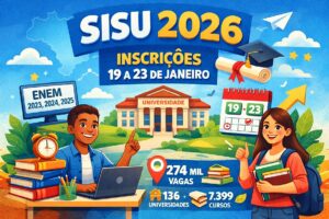 Sisu 2026 abre inscrições em 19 de janeiro e terá maior edição da história, com mais de 274 mil vagas