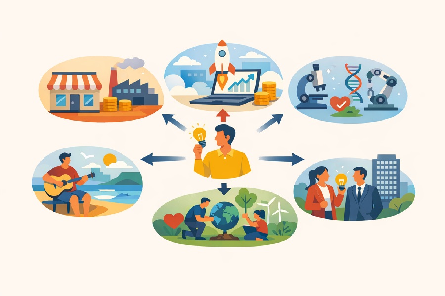 Tipos de novos negócios e a vocação do empreendedor