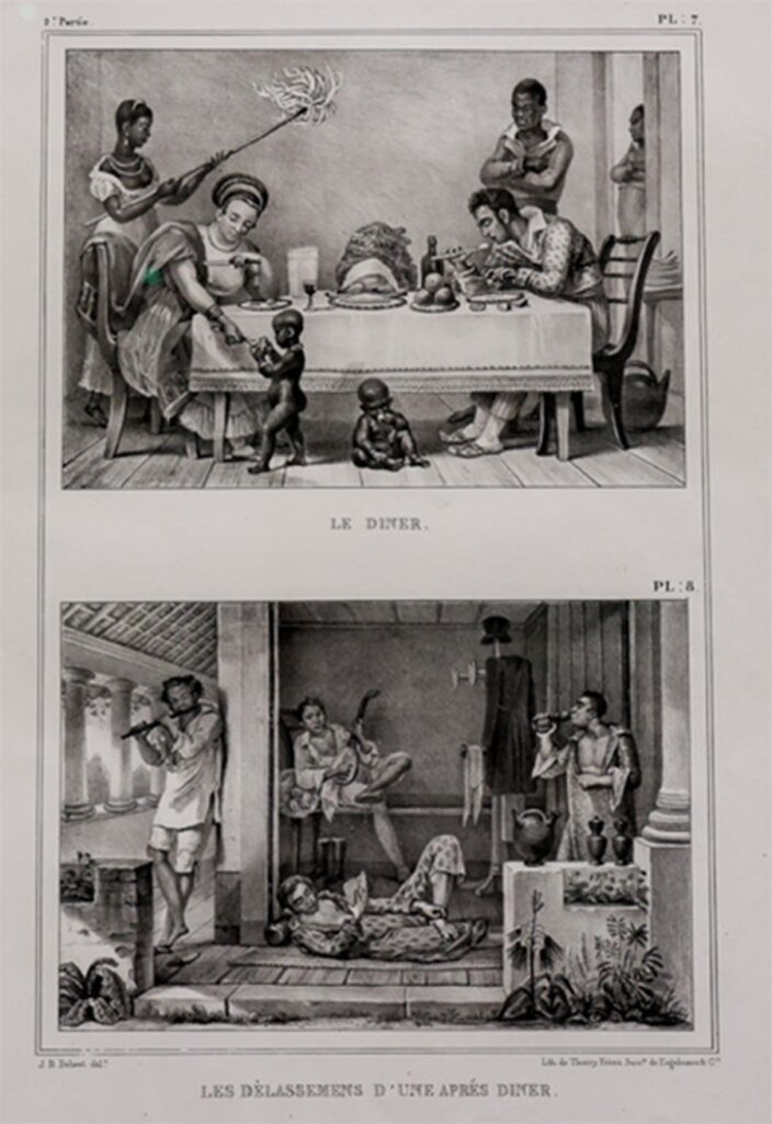 Um jantar brasileiro, de Debret – Foto: Cecília Bastos/USP Imagens