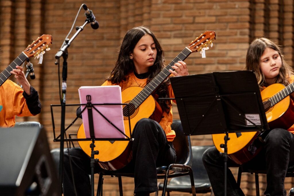 Camerata de Violões do GURI São Luiz do Paraitinga. Foto: Nathan Rodrigues
