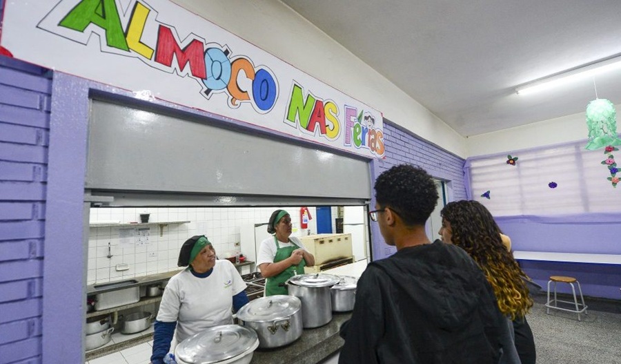 Escolas estaduais oferecem almoço nas férias a partir desta segunda-feira (5)