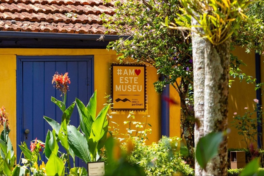 Jardim do Museu Casa de Portinari/Divulgação