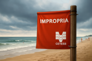 Número de praias impróprias sobe para 41 no litoral paulista, aponta novo boletim da Cetesb