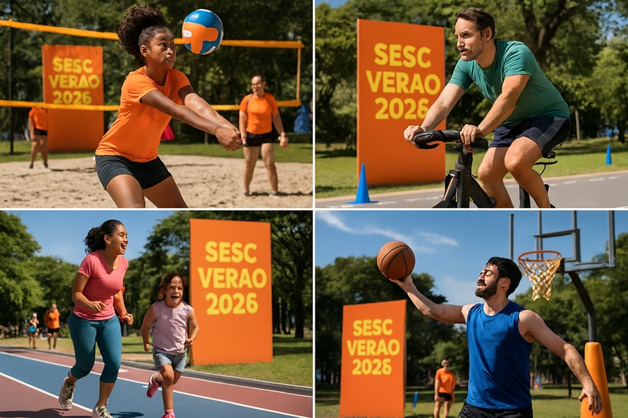 Sesc Verão começa em São Paulo com mais de mil atividades esportivas