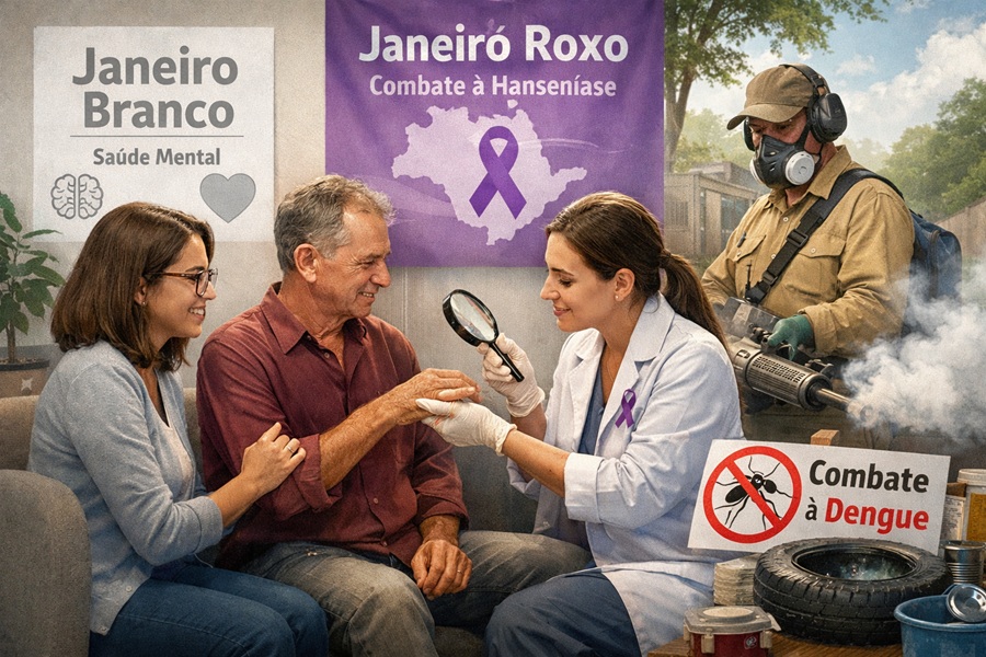 Sorocaba inicia 2026 com três campanhas de saúde voltadas à prevenção, bem-estar mental e combate a doenças