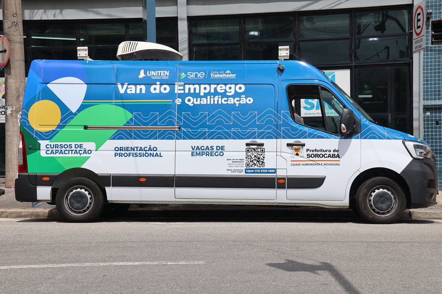 Van do Emprego e Qualificação atende em nove locais nesta semana