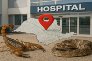 Picada de escorpião, aranha ou cobra: veja onde encontrar atendimento com soro em SP