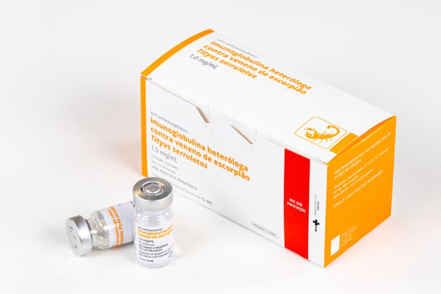 Quase 80 mil frascos do soro antiescorpiônico foram entregues pelo Butantan ao Ministério da Saúde em 2024