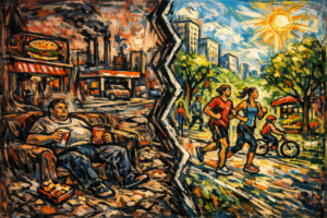 A cidade que nos engorda: como o urbanismo molda nosso estilo de vida- artigo do professor Hamilton Roschel - USP