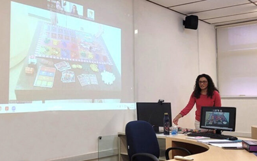Apresentação do doutorado sobre o jogo na FEA USP – Foto: Divulgação / Instagram FEA USP