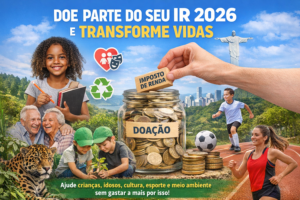 Solidariedade que não custa nada: doe parte do seu IR 2026 e transforme vidas