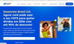 Fazenda alerta sobre falso site do Novo Desenrola