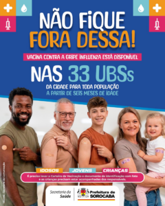 Prefeitura promove campanha de incentivo à vacinação contra gripe influenza