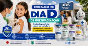 Dia D: pais devem levar filhos para atualizar vacinas neste sábado (22) em todo o país